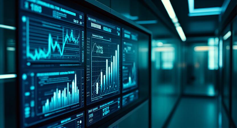 AI Dashboard interface showing advanced analytics