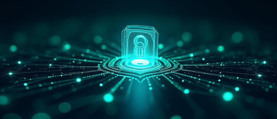 Data security and privacy concept visual